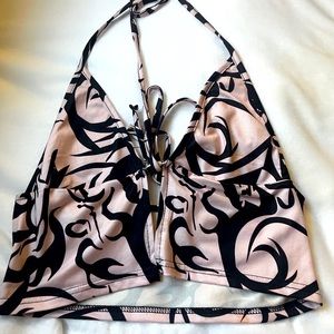 pink and black halter top ♡︎